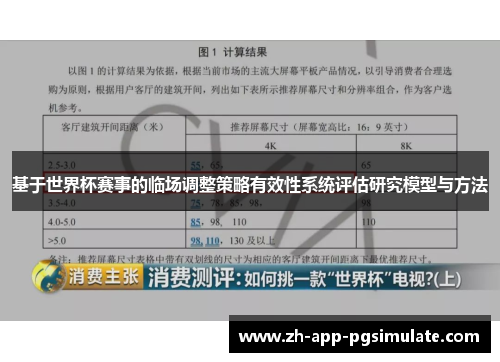 基于世界杯赛事的临场调整策略有效性系统评估研究模型与方法 基于世界杯赛事的临场调整策略有效性系统评估研究模型与方法